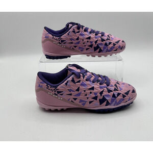 Dream Pairs Youth Girls Outdoor Soccer Cleats Size 13, Pink & Purple, Pre-owned
